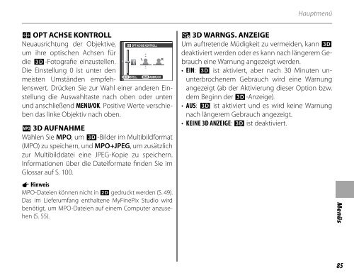 Handbuch FINEPIX Real 3D W3 - Digitalkameras