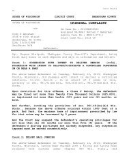 criminal complaint