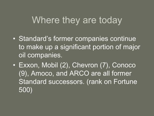 STANDARD OIL