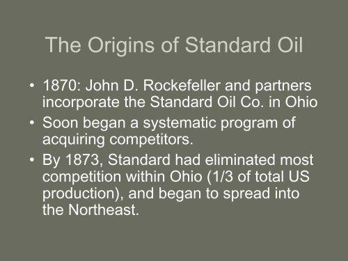 STANDARD OIL