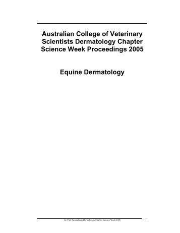 here - Australian College of Veterinary Scientists
