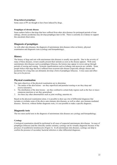 Pemphigus foliaceus: review of clinical signs & diagnosis in dogs ...