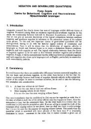 NEGATION AND GENERALIZED QUANTIFIERS Frans Zwarts ...