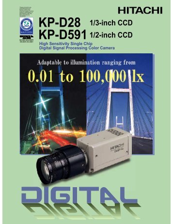 KP-D591 1/2-inch CCD KP-D28 1/3-inch CCD - Image Labs ...