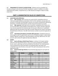 part 3: administrative rules of competition - 2013 World Dwarf Games