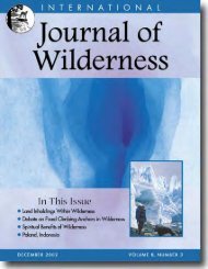 Download full PDF - International Journal of Wilderness