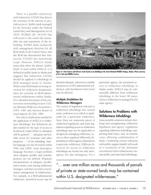 Download full PDF - International Journal of Wilderness