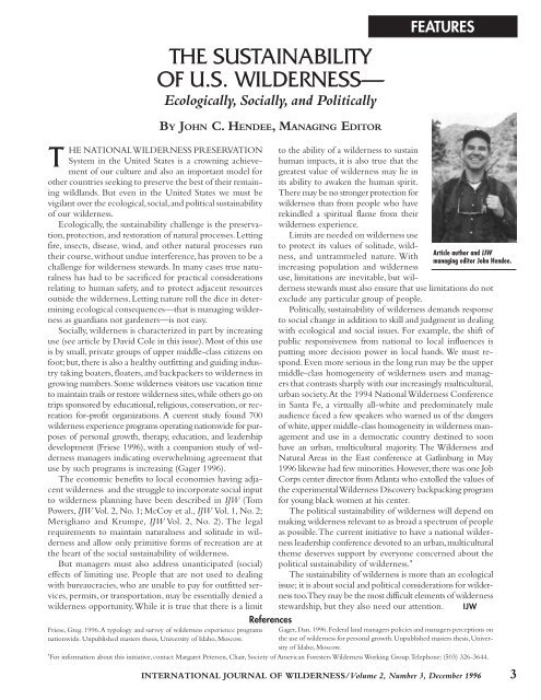 P3-Vol 2.No3 Dec 96 - International Journal of Wilderness