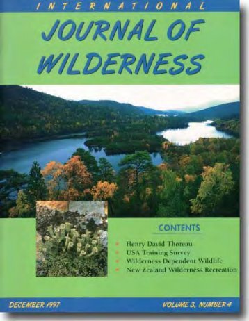 Download full PDF - International Journal of Wilderness