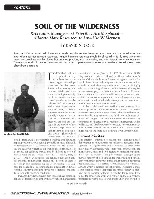 Download full PDF - International Journal of Wilderness