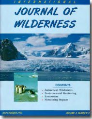 Download full PDF - International Journal of Wilderness