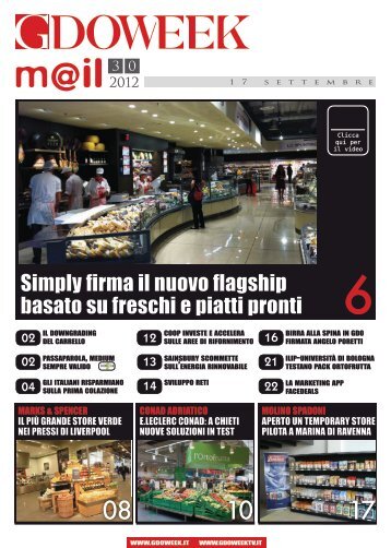 Simply firma il nuovo flagship basato su freschi e piatti pronti