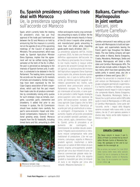 Fresh Point Magazine - B2B24 - Il Sole 24 Ore