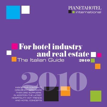 For hotel industry and real estate - B2B24