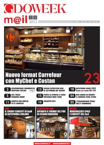 Nuovo format Carrefour con MyChef e Costan - B2B24 - Il Sole 24 Ore