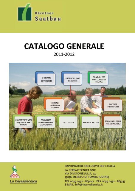 CATALOGO GENERALE CATALOGO GENERALE - B2B24