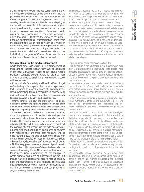 Fresh Point Magazine - B2B24 - Il Sole 24 Ore