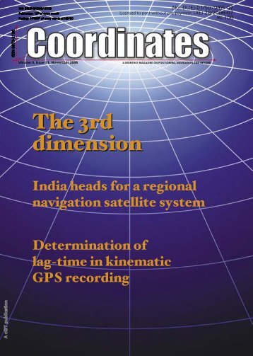 Coordinates Magazine Volume II Issue 11, November 2006