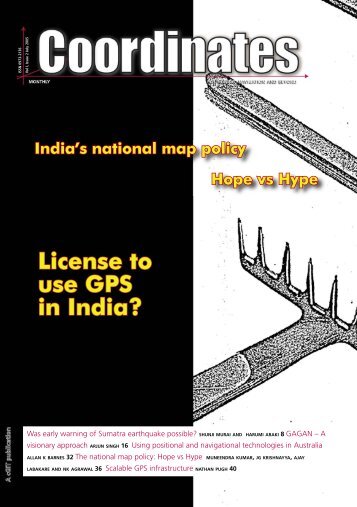 License to use GPS in India? - Coordinates