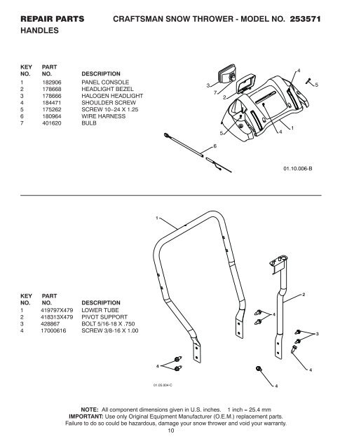 REPAIR PARTS MANUAL