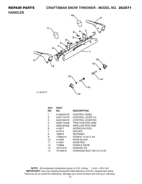 REPAIR PARTS MANUAL