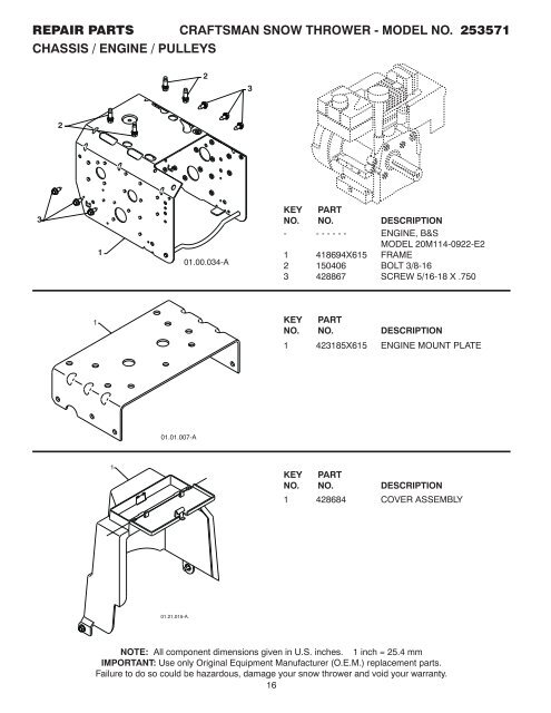 REPAIR PARTS MANUAL