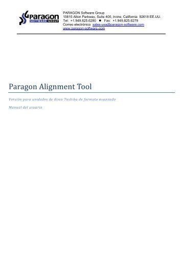 Paragon Alignment Tool