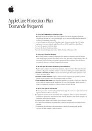 AppleCare Protection Plan Domande frequenti