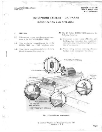 5 INTERPHONE SYSTEMS - 2A (FARM)