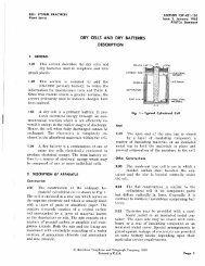 DRY CELLS AND DRY BATTERIES DESCRIPTION