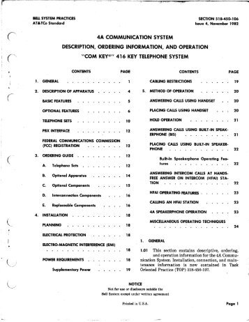 "com key®" 416 key telephone system