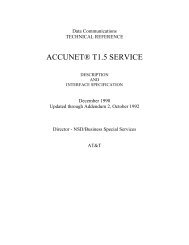 ACCUNET® T1.5 SERVICE