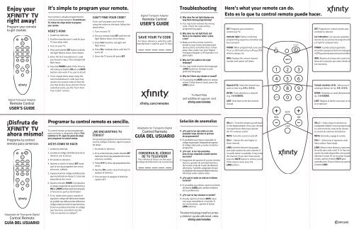 remoto - Comcast