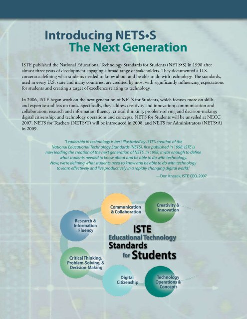 Introducing NETSâ ¢S The Next Generation - Apple