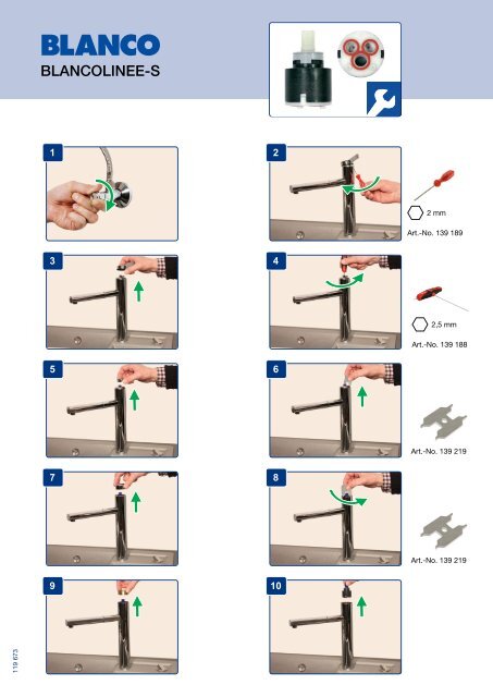 Reparaturanleitung BLANCOLINEE-S - Serwis
