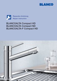 Reparaturanleitung BLANCOALTA Compact - Serwis