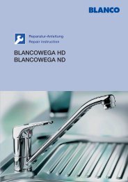 Reparaturanleitung BLANCOWEGA - Serwis