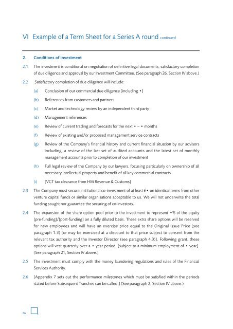 Guide to term sheets - BVCA admin