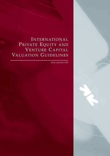 IPEV Valuation Guidelines - AVCAL