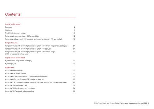 BVCA Private Equity and Venture Capital Performance - BVCA admin