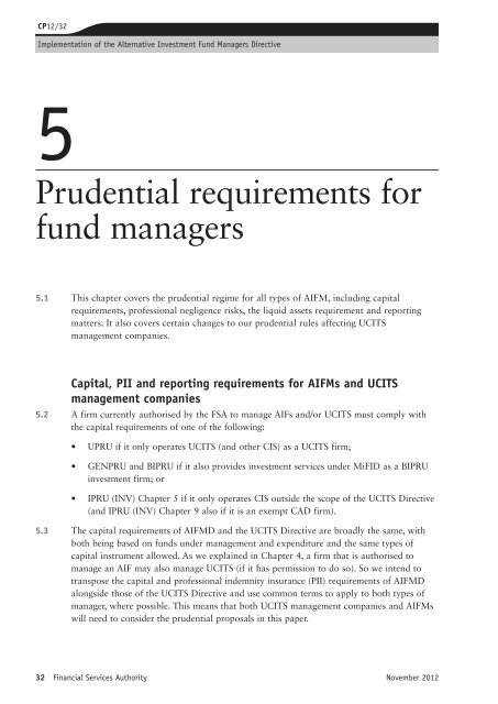 CP12/32: Implementation of the Alternative ... - BVCA admin