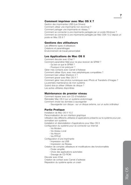 Catalogue des formations - Apple