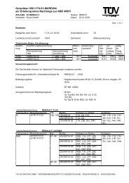 Gutachten 366-1174-01-MURD/N4 zur Erteilung eines ... - Reifen.com