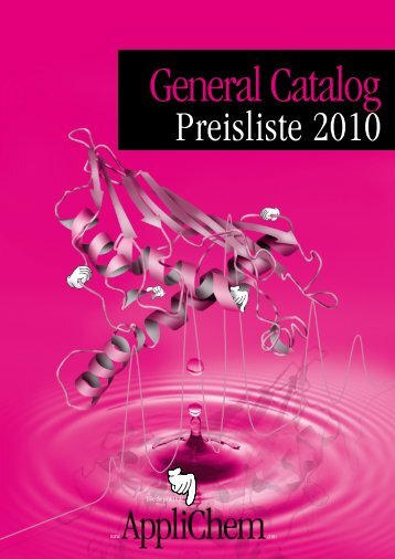 Preisliste 2010 - AppliChem