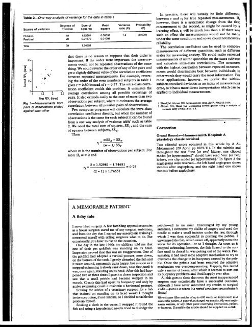 BMJ Statistical Notes Series List by JM Bland: http://www-users.york ...