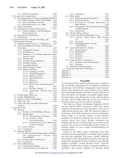 ACC/AHA 2007 guideline update for the