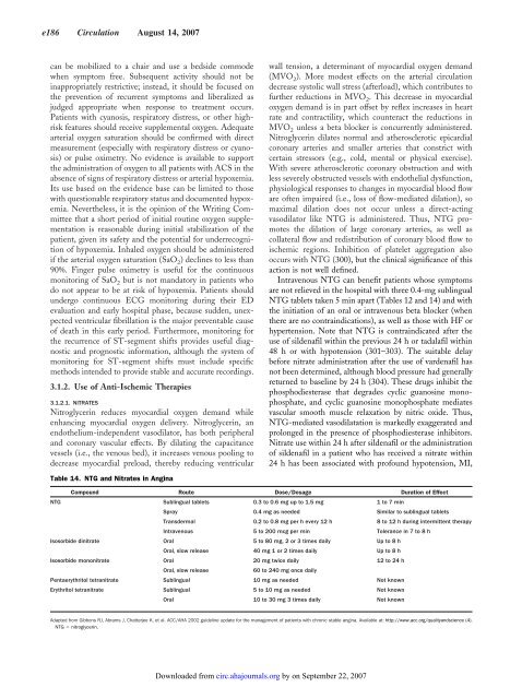 ACC/AHA 2007 guideline update for the