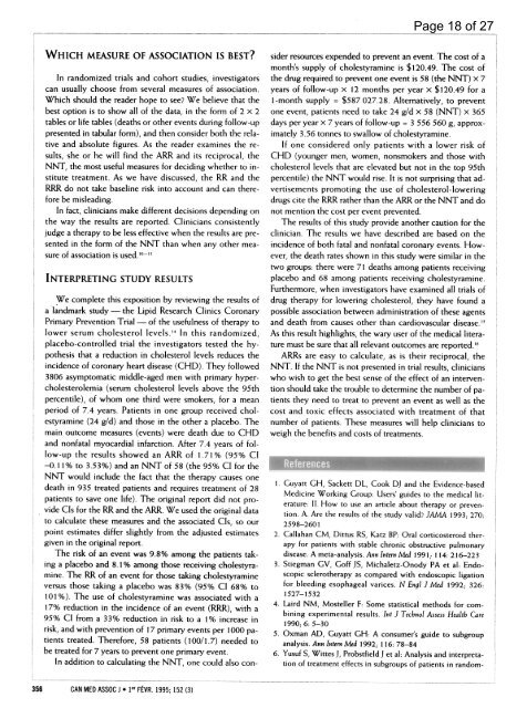 CMAJ 1995 Basic Statistics for Clinicians