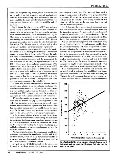 CMAJ 1995 Basic Statistics for Clinicians