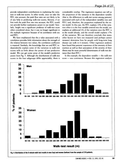 CMAJ 1995 Basic Statistics for Clinicians